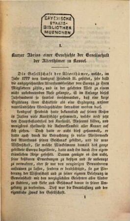 Zeitschrift des Vereins für Hessische Geschichte und Landeskunde : ZHG. 1, 1. 1837
