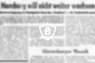 Hamburg will nicht weiter wachsen