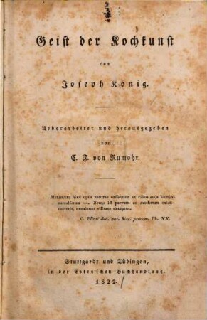 Geist der Kochkunst