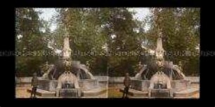 Lautenspielerbrunnen oder Minnesängerbrunnen in der Prateranlage, Nürnberg
