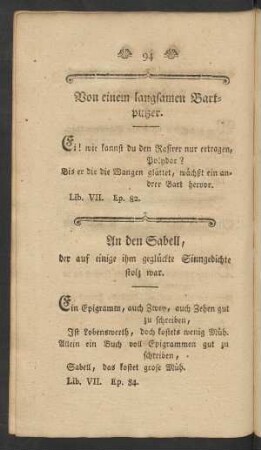 Von einem langsamen Bartputzer