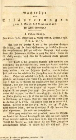 Nachträge und Erläuterungen