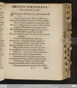 Moses Propheta Politiae Israeliticae ...