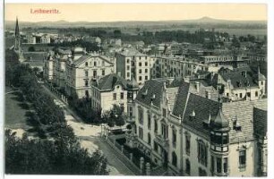 Leitmeritz. Teilansicht mit Erlöserkirche
