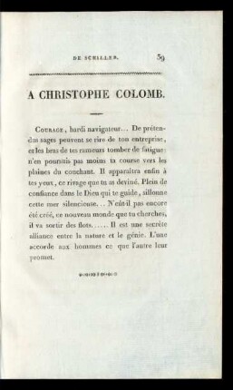 A Christophe Colomb.