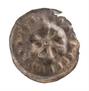 Münze, Brakteat, 13. Jh.