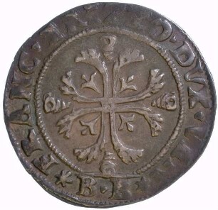 Münze, 1/8 Scudo, 1636 - 1637