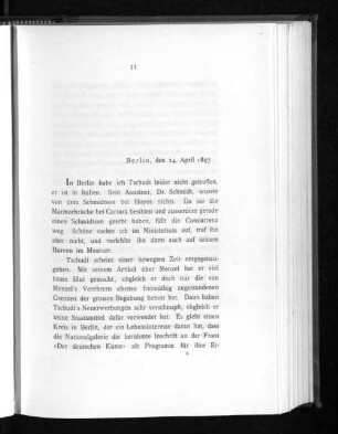 Berlin, den 24. April 1897