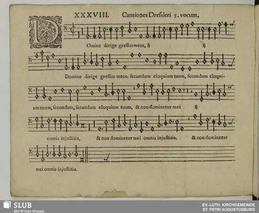 XXXVIII. Domine dirige gressus meos