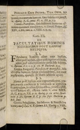 141-144, Cap. VI