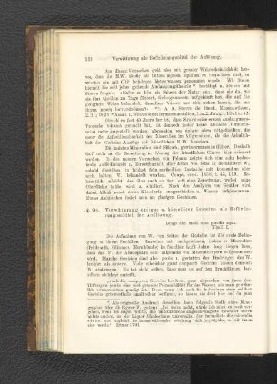 § 94. Verwitterung erdiger u. kieseliger Gesteine als Beförderungsmittel der Auflösung.