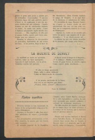 Notas sueltas