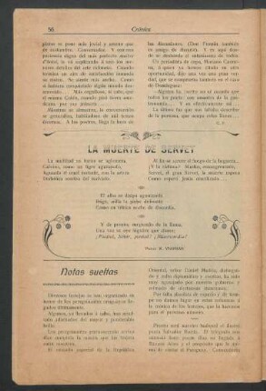 Notas sueltas