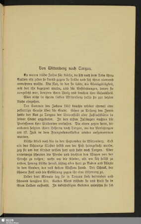 Von Wittenberg nach Torgau