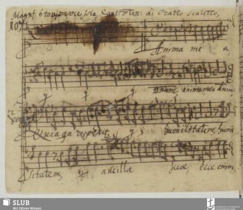 [Scaletta, Orazio:] Magnificat