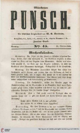 Nro. 45 (28. Oktober 1849)