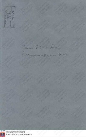 Susan, Johann Freiherr v., k. k. Feldmarschall-Leutnant in Brescia