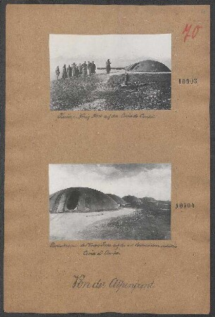 Panzerkuppeln des Werkes Leone auf der v.d. Österreichern eroberten Cima di Campo