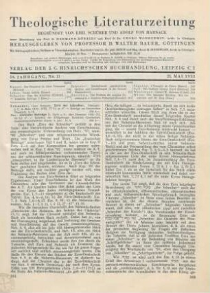 241-246 [Rezension] Schaeder, Hans Heinrich, Esra der Schreiber
