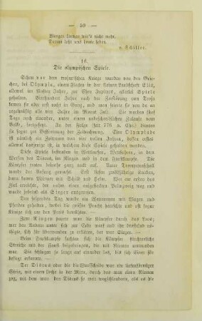 16. Die olympischen Spiele