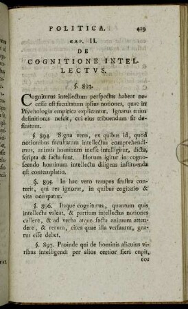 Cap. II. De Cognitione Intellectus