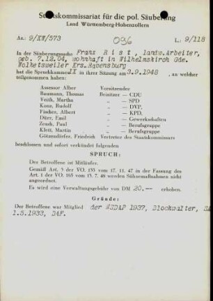 Rist, Franz