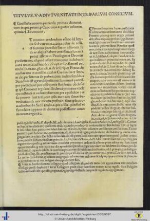 Titulus Quintus.