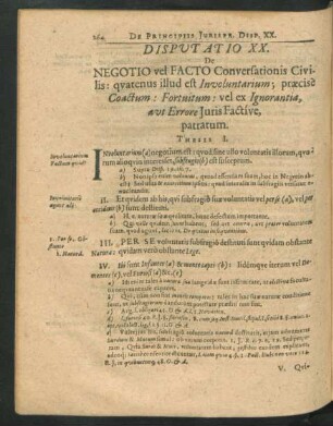 Disputatio XX. De Negotio vel Facto Conversationis Civilis ...