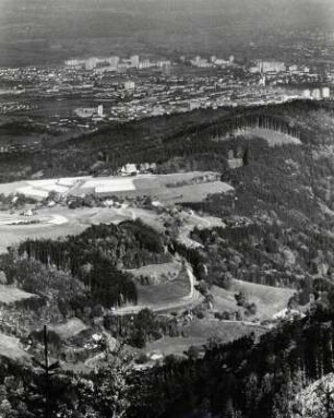 Blick vom Schauinsland auf Freiburg