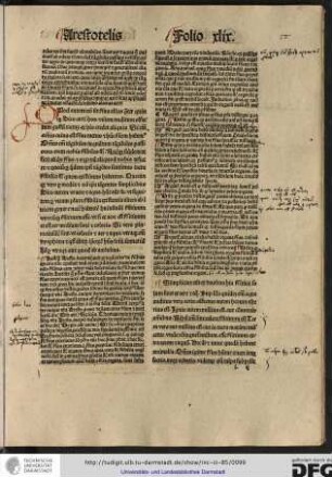 Quod autem non sit sensus alius preter quinque dico autem hos, visum auditum olfactum gustum tactum...