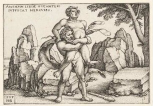Herkules tötet Antaeus