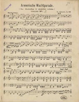 Armenische Wachtparade : op. 120