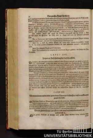 Caput XVIII. Folgt bon Außtheilung der Ladschauffeln.