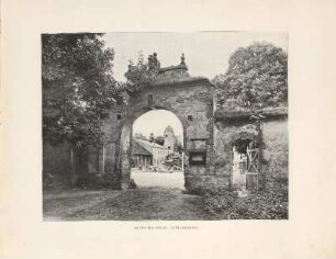 Klein Machnow. Schlossruine