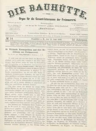 No. 24. Frankfurt a. M., den 12. Juni 1909. 52. Jahrgang.