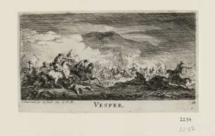 Vesper, Blatt 3 der Folge "Vier Zeiten des Tages"