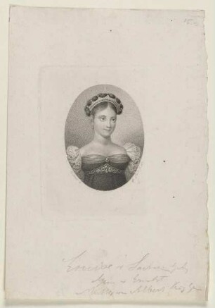 Bildnis der Luise von Sachsen-Coburg