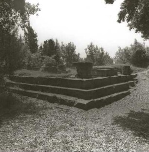 Pompeji. Forum Triangulare. Reste eines dorischen Tempels