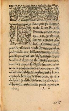 Edict Du Roy Contre Tous Billonneurs de monnoyes Royalles, tant d'or que d'argent