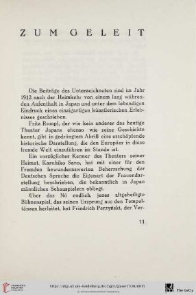 Zum Geleit