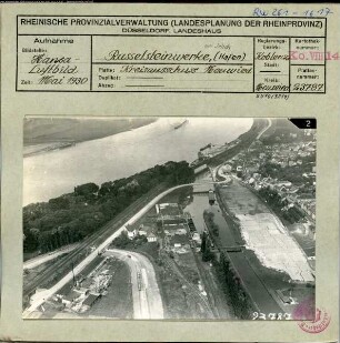 Basselsteinwerke, Irlich, Hafen