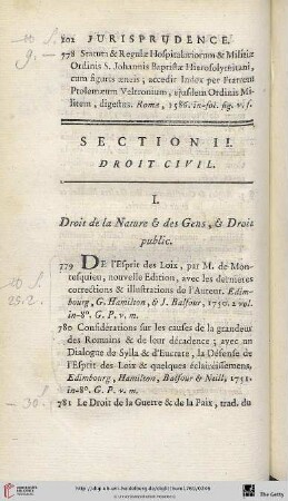 Section II.: Droit civil