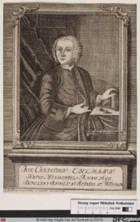 Bildnis Johann Christian Edelmann