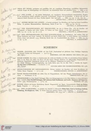 Scheiben (Nr. 723-730)