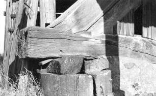 Kossa-Pressel. Bockmühle, Torgauerstraße 35, Detail Bock