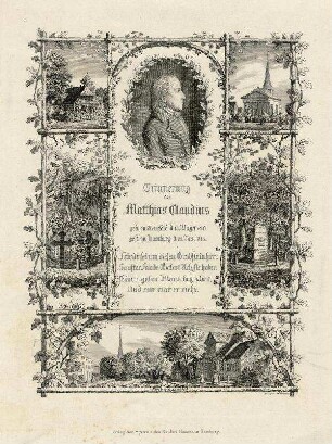 Bildnis von Matthias Claudius (1740-1815)