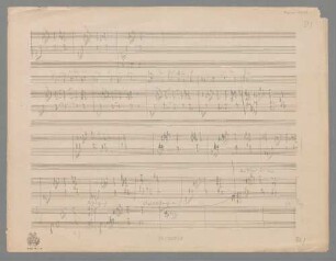 6 Lieder, V, pf, op. 32/2, TrV 174/2, Sketches - BSB Mus.ms. 15439 : [without title]