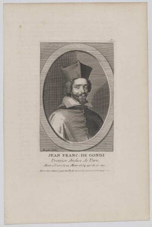 Bildnis des Jean Franc. de Gondi