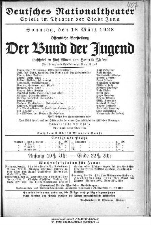 Der Bund der Jugend
