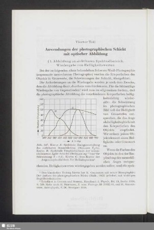 Vierter Teil. Anwendung der photographischen Schicht mit optischer Abbildung